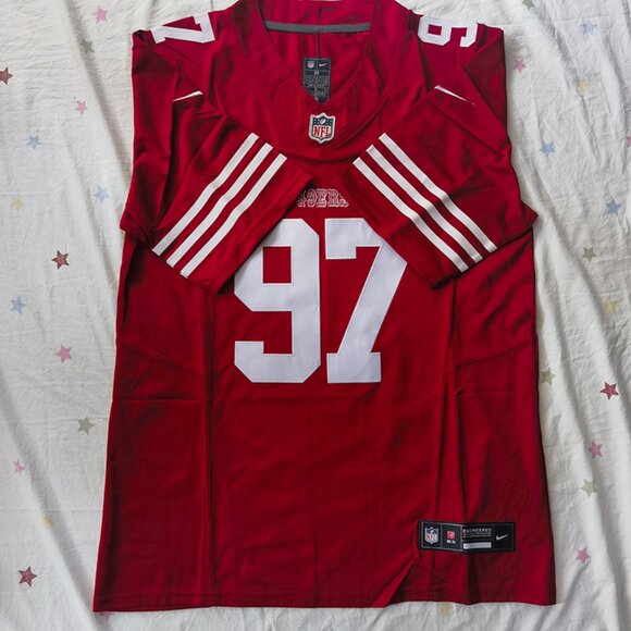 NFL BOSA Red No. 97 Short-Sleeved Jersey - Picture 1 of 9
